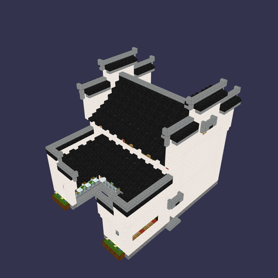【建筑机器wW】05 商业街 06服装店（有内饰） 蓝图主封面