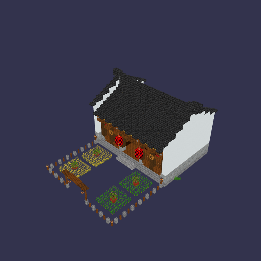 中式小庭院 蓝图主封面