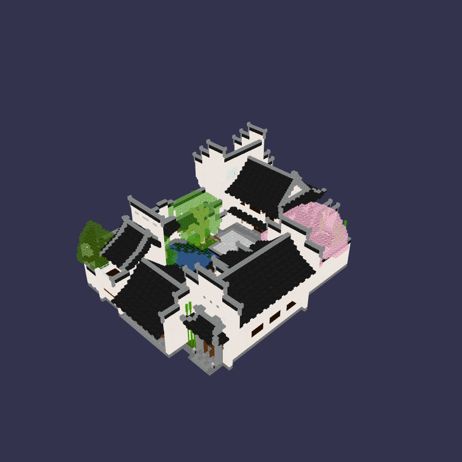 【建筑机器wW】08 映月（无内饰有植物） 蓝图主封面